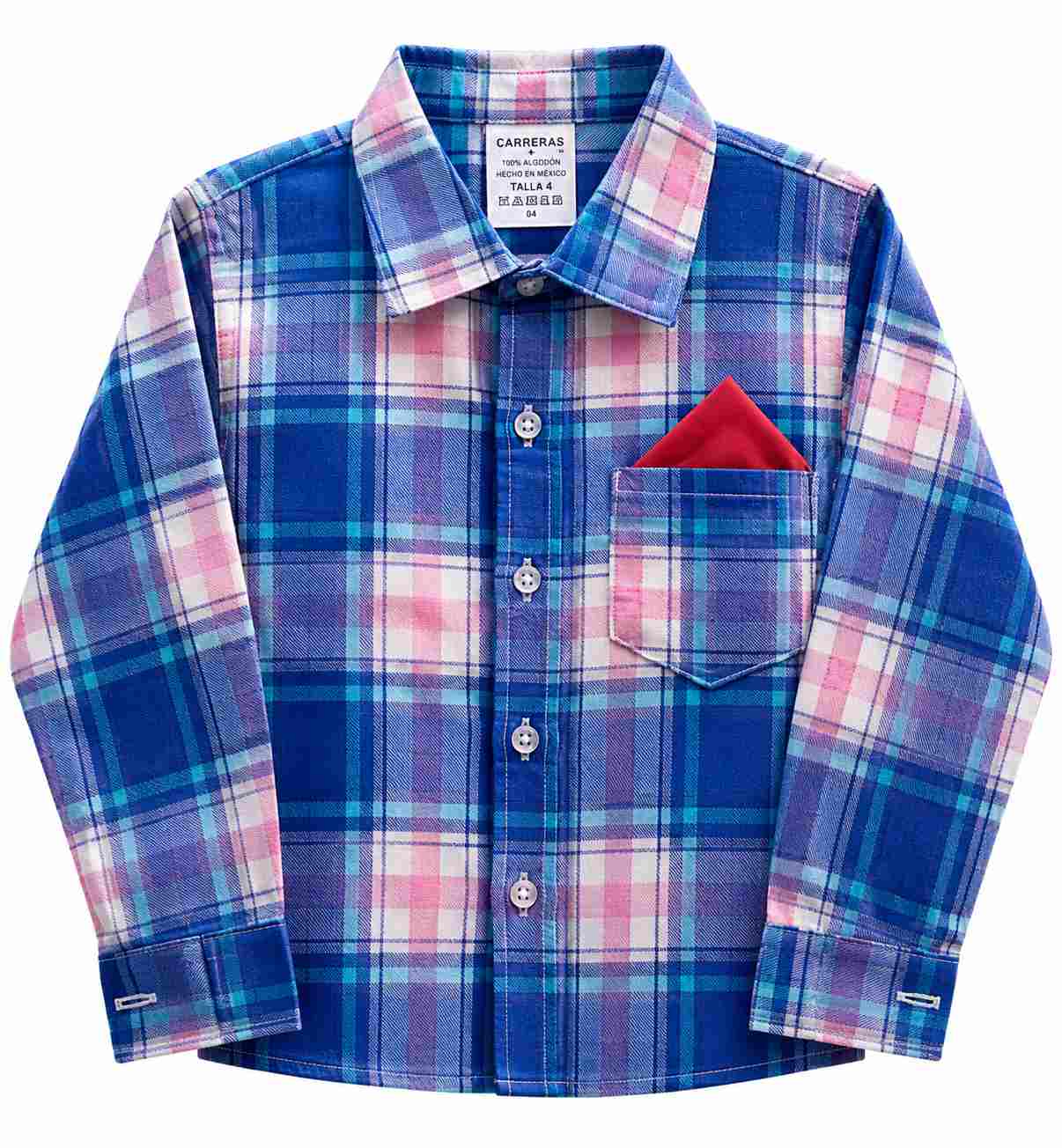 CAMISA JUNINA XADREZ INFANTIL  REF 421